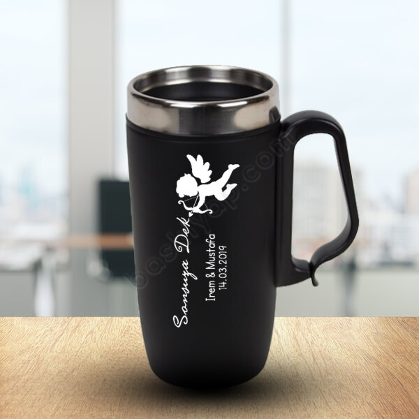 Sevgililer Gününe Özel Mat Çelik Termos Bardak online tasarla