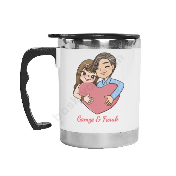 Sevgililer Gününe Özel Çelik Termos Kupa online tasarla