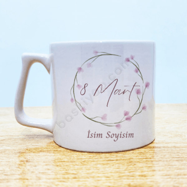 Kadınlar Gününe Özel Latte Fincan online tasarla