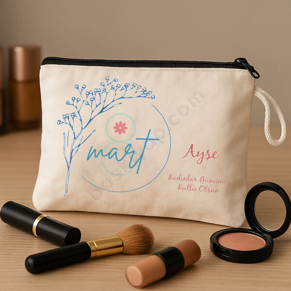 8 Mart Makyaj Çantası online tasarla