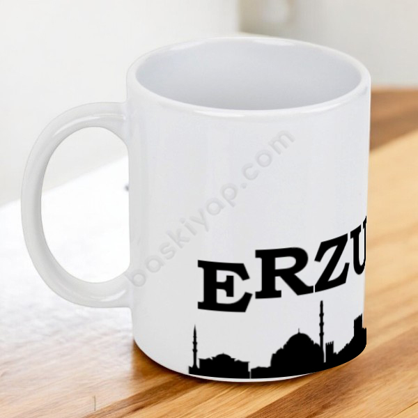 Erzurum Şehir Baskılı Kupa online tasarla