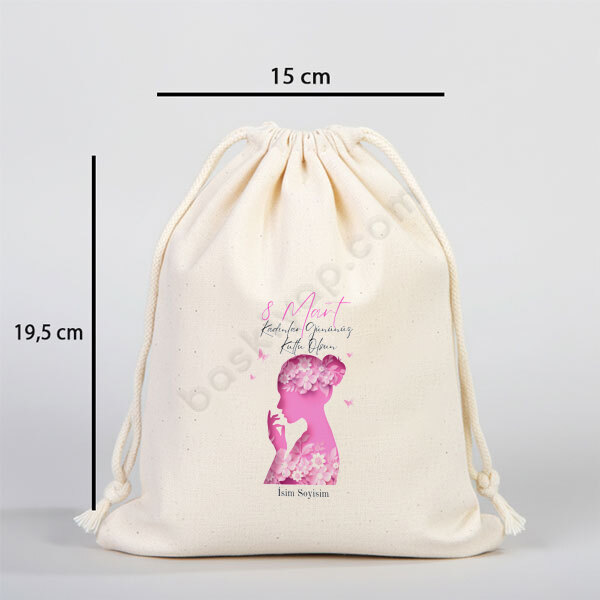 Kadınlar Gününe Özel Hediyelik Kese online tasarla