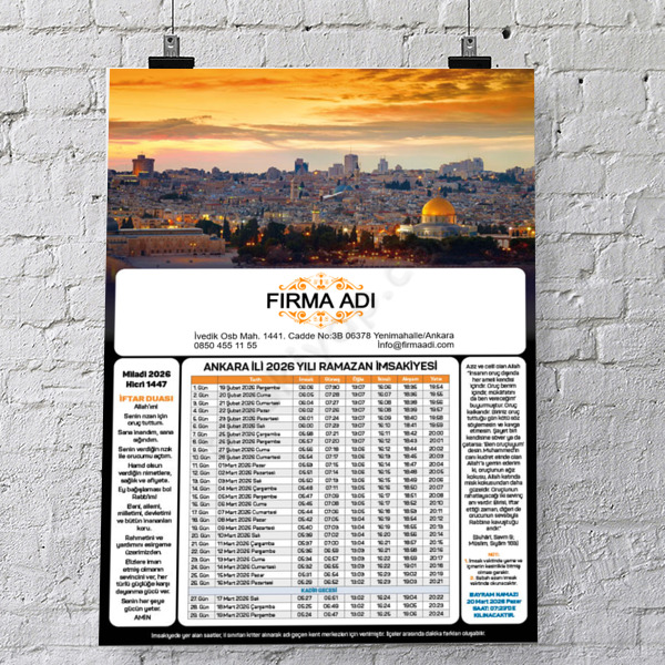 İmsakiye -10 online tasarla