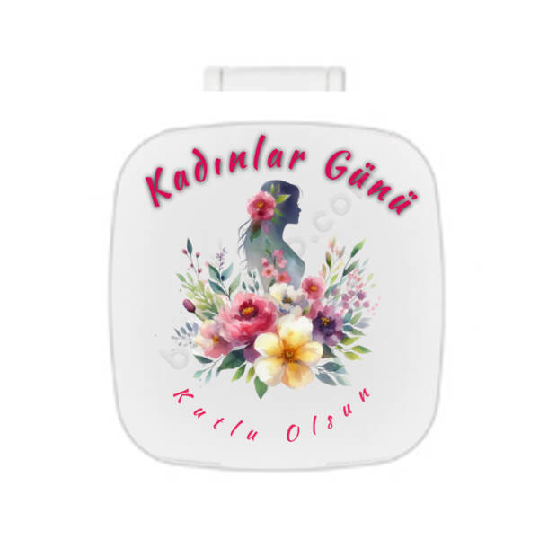 Kadınlar Günü  Hediye Ayna online tasarla