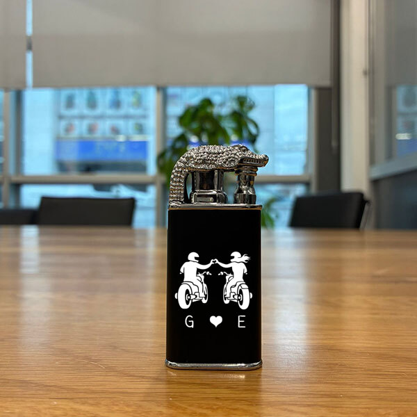 Kişiye Özel Timsah Başlı Çakmak - Gümüş Kendin Tasarla | 16393 online tasarla