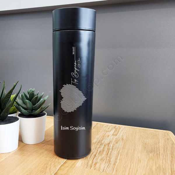 14 Mart Tıp Bayramına Tasarımlı Dijital Termos online tasarla