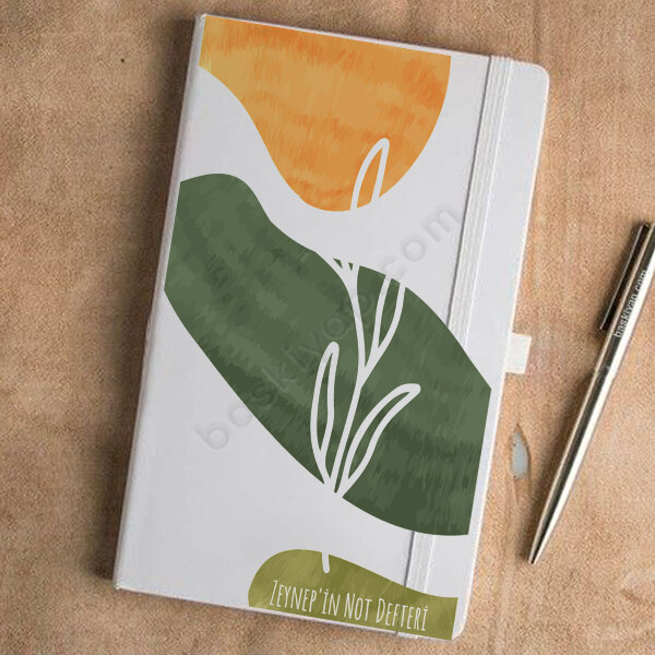 Çicek Desenli Ajanda online tasarla