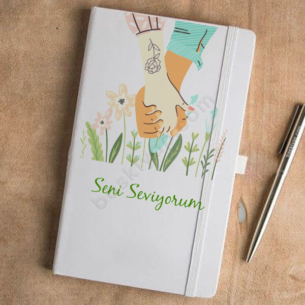 El Ele Sevgili Tasarımlı Ajanda online tasarla