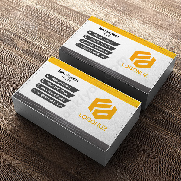 Tek Yön Kartvizit Tasarımı-3 online tasarla