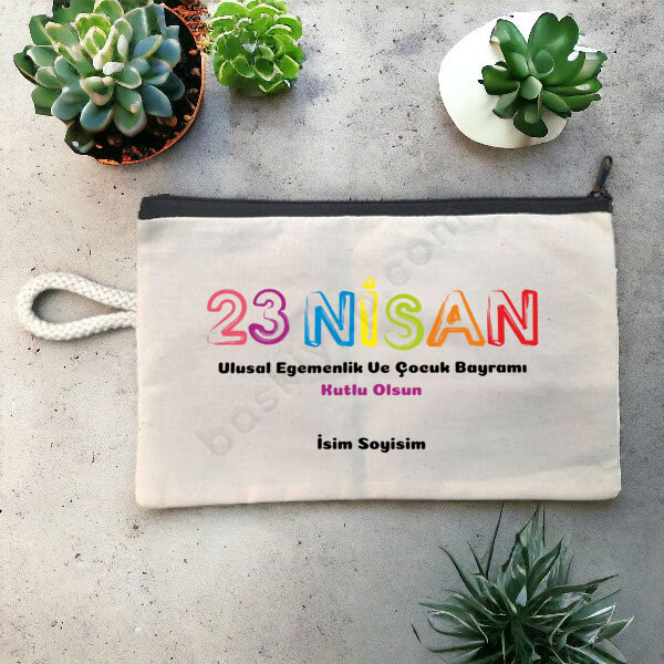 23 Nisan Ulusal Egemenlik Ve Çocuk Bayramı Bez Kalemlik online tasarla