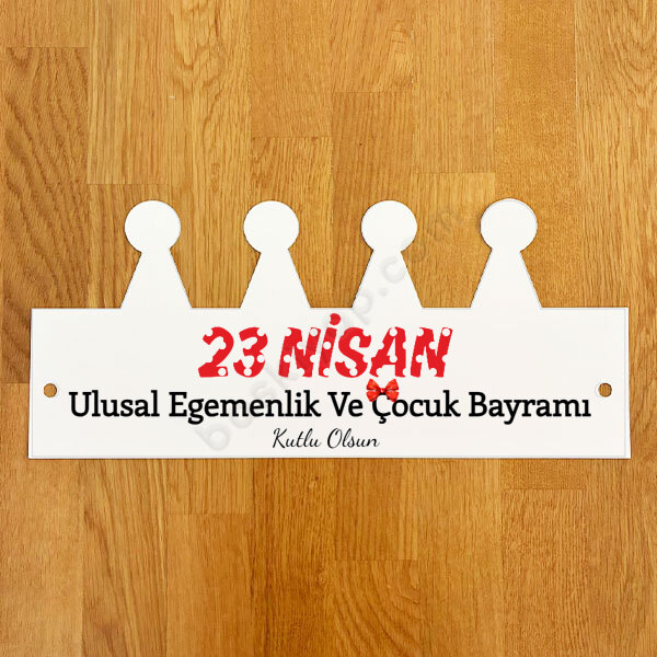 23 Nisan Taç online tasarla