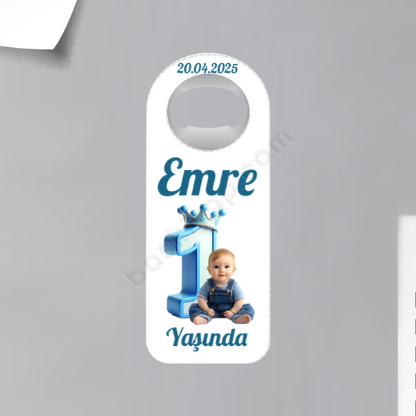 Doğum Günü Hatırası Dik Magnet Açacak-1 online tasarla