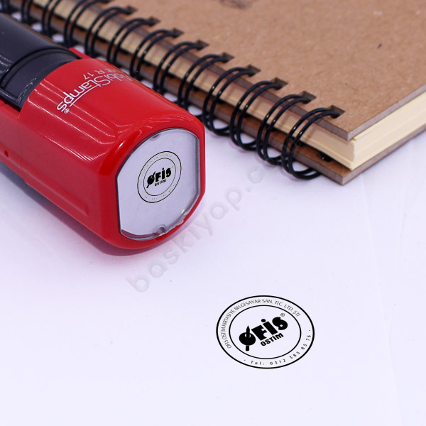 Mobistamps R17 Küçük Boy Firma Kaşesi online tasarla