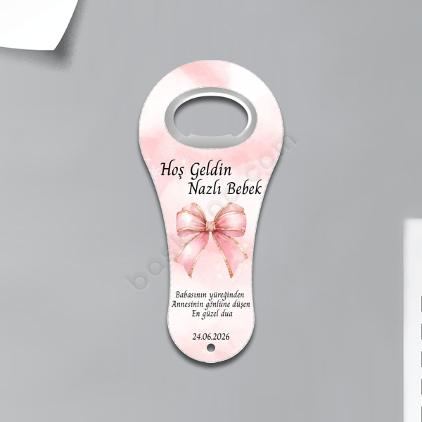 Hoş Geldin Hediyelik-  Raket Magnet Açacak online tasarla