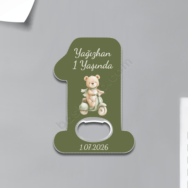 Yaş Günü Hatırası - Bir Magnet Açacak online tasarla