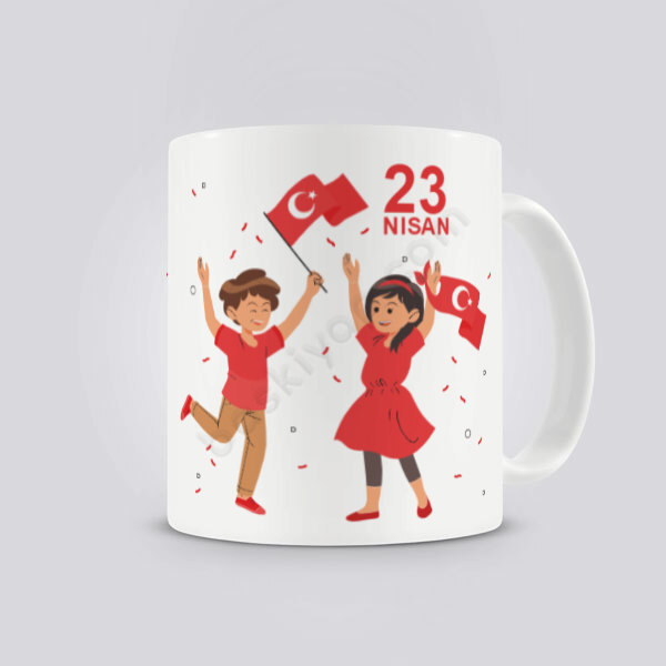 23 Nisan Çocuk Bayramı Kupa Bardak online tasarla