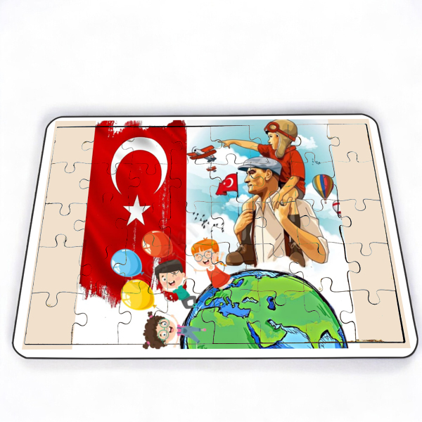 23 Nisan Hatırası Puzzle online tasarla