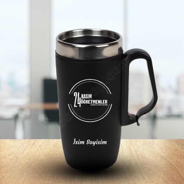 24 Kasıma Özel Mat Çelik Termos Bardak online tasarla