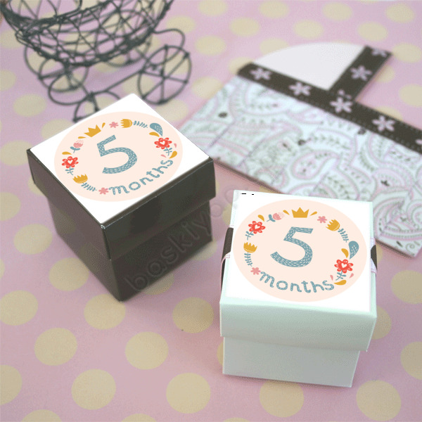 5 Ay Tasarım Etiket online tasarla