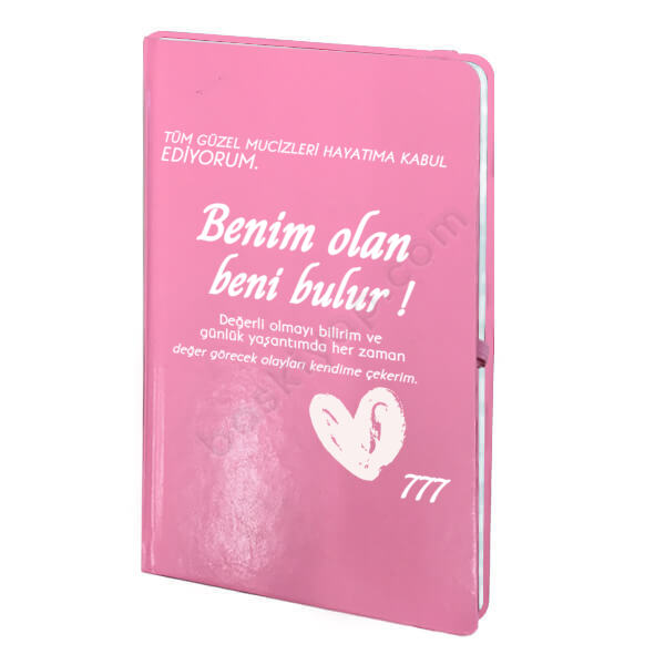 777 Pembe Manifest Defteri online tasarla