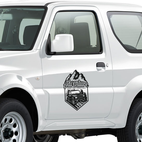 Adventure Comunıty Offroad Sticker online tasarla