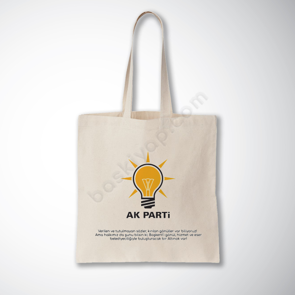 Ak Parti Tasarımlı Çanta online tasarla