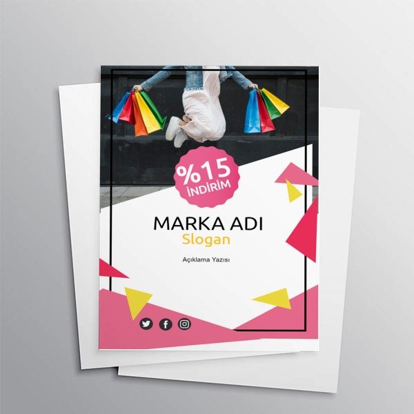 Alışveriş Renkli online tasarla