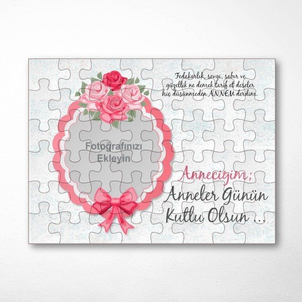 Anneler Günü Tasarımlı A3 Puzzle online tasarla