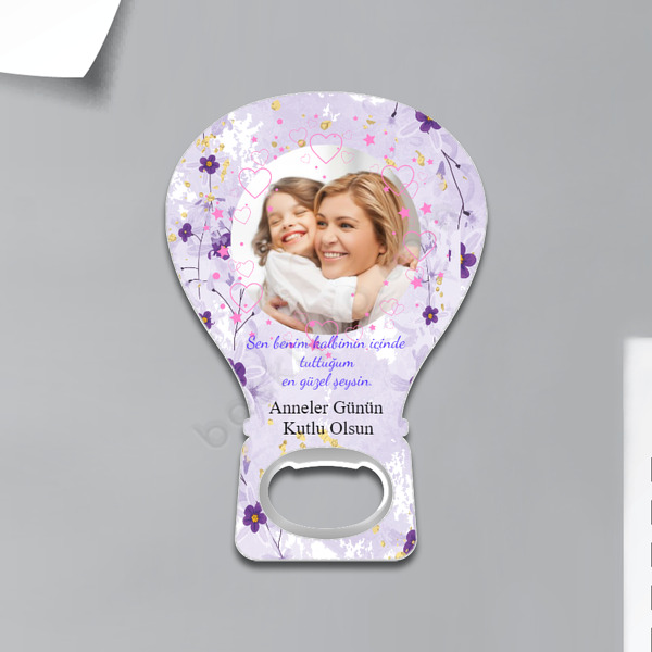 Anneler Günü Kişiye Özel Balon Magnet Açacak online tasarla