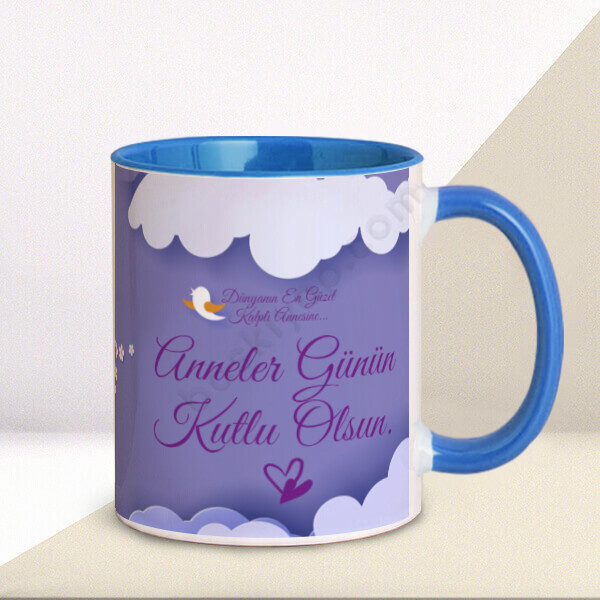 Anneler Günü Tasarımlı  Kupa Bardak online tasarla