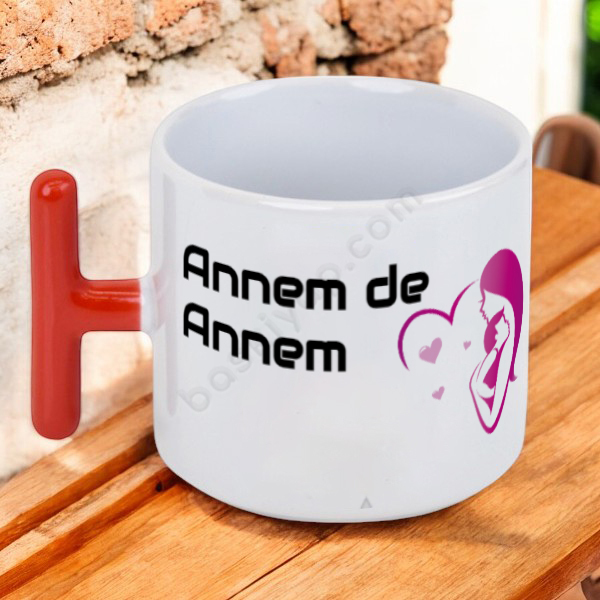 Annem De Annem Baskılı Fincan T Kulp online tasarla