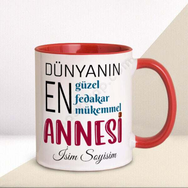 Anneye Özel Kupa Tasarımı online tasarla