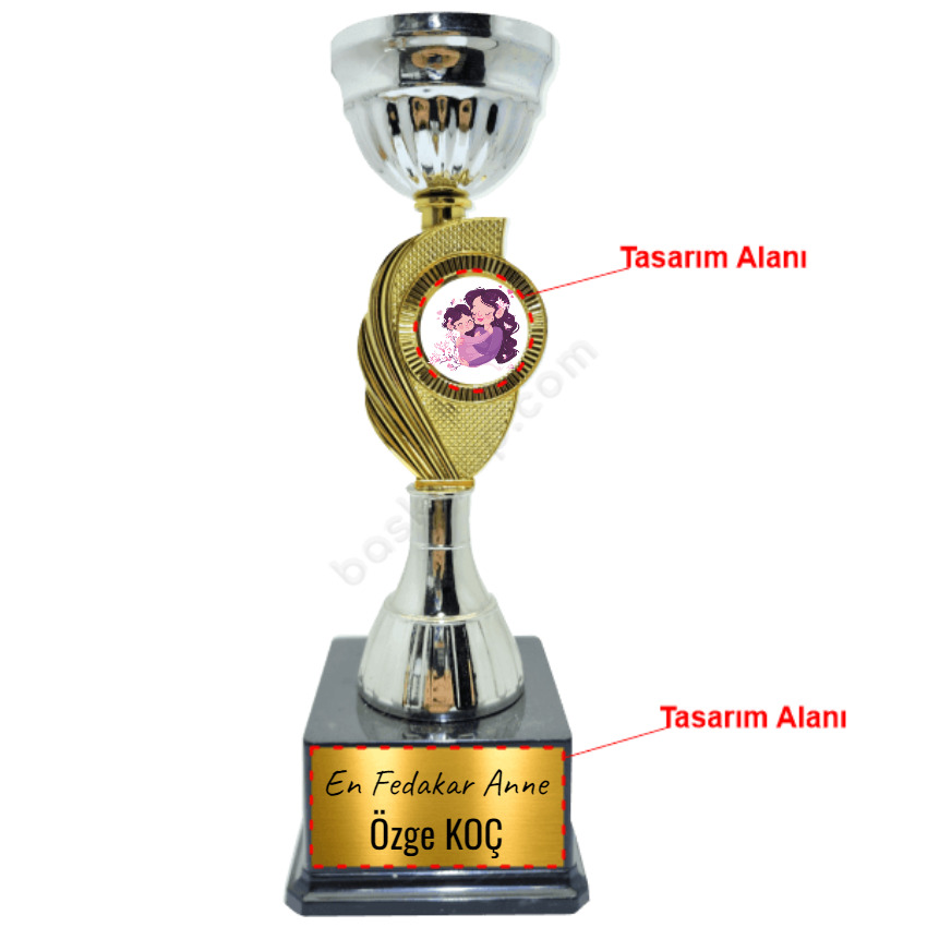Anneye Özel Ödül Kupası online tasarla