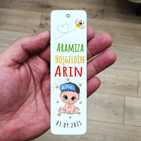 Arı Tasarımlı Kitap Ayracı online tasarla