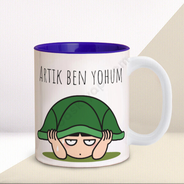 Artık Ben Yokum Tasarımlı Mavi Kupa online tasarla