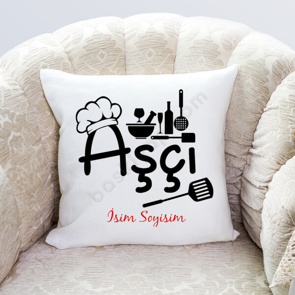 Aşçı Tasarım Yastık online tasarla