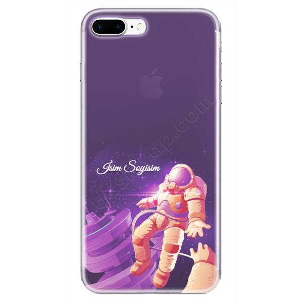 Aşık Astronotlar Tasarım Baskılı Iphone 7 Plus Kılıf online tasarla