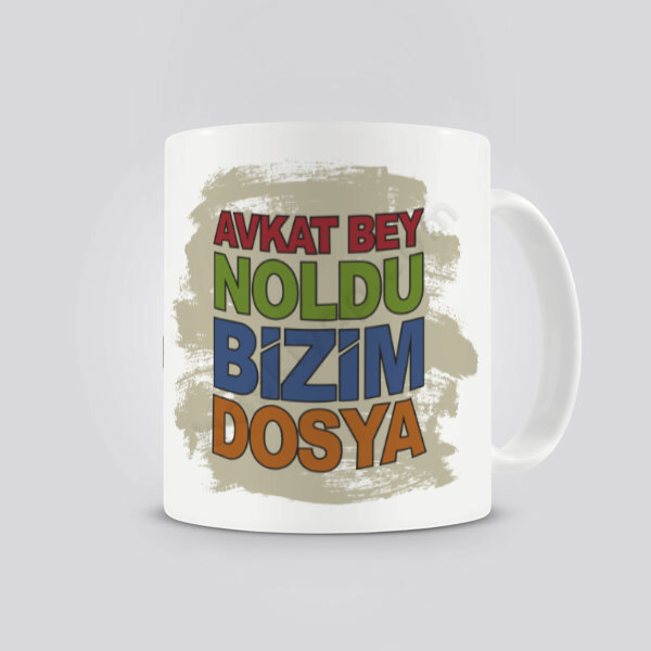 Avkat Bey Tasarım Kendin Tasarla Baskılı Kupa online tasarla