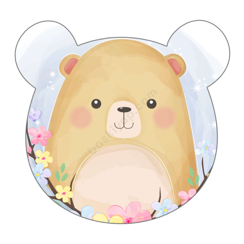 Ayıcıklı Pleksi Anahtarlık online tasarla