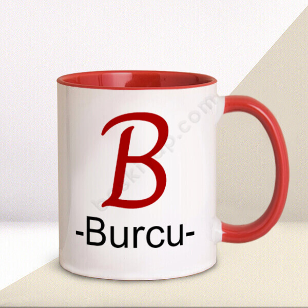 B Harf Tasarımlı Kupa online tasarla