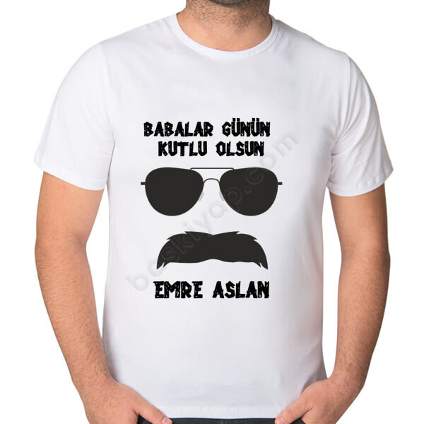 Babalar Günü Tasarım Tişört online tasarla