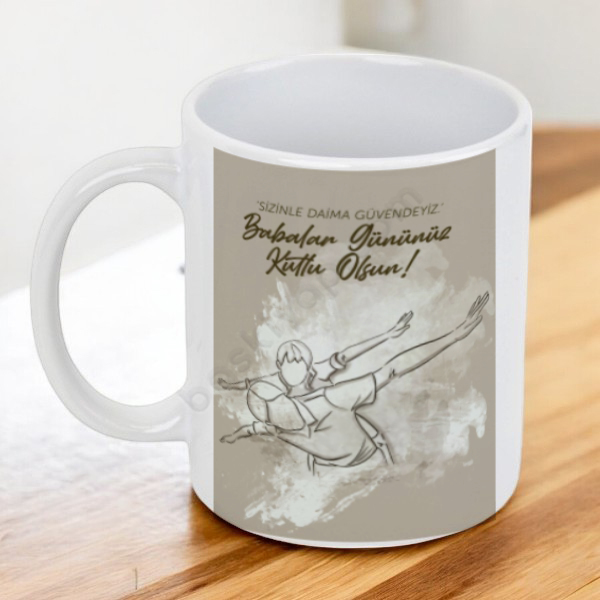 Babalar Gününe Özel Baskılı Kupa Bardak online tasarla