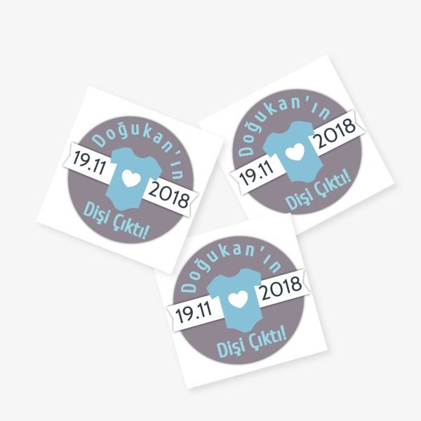 Erkek Bebek Şekeri online tasarla