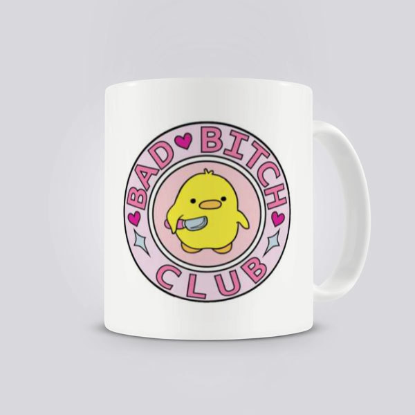 Bad Bitch Club Baskılı Kupası online tasarla