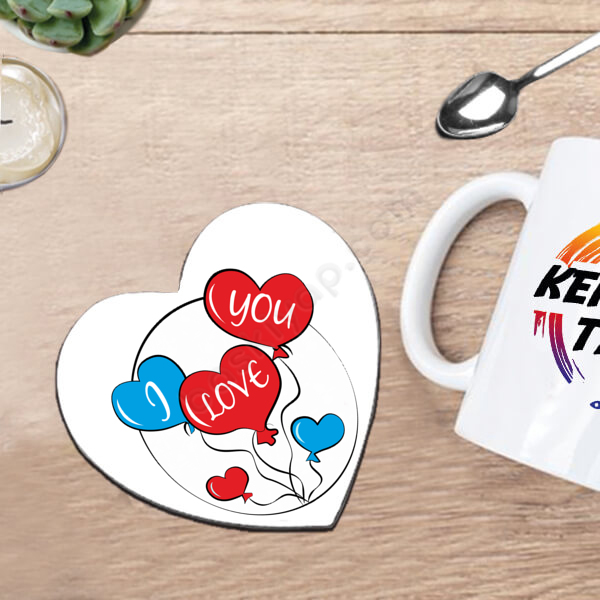 Balon Desenli Bardak Altlığı online tasarla