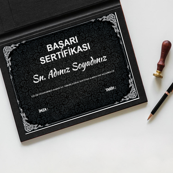 Başarı Sertifikası 6 online tasarla