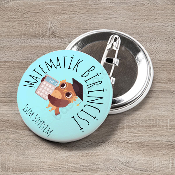 Baykuş Tasarımlı Rozet online tasarla