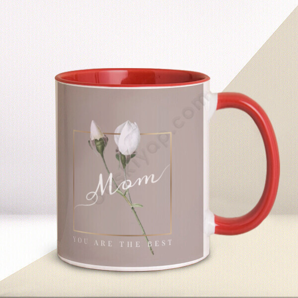 Best Mom Kırmızı Kupa Bardak online tasarla