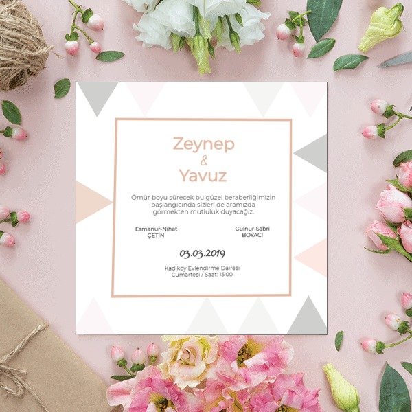 Beyaz Zemine Pastel Renkli online tasarla