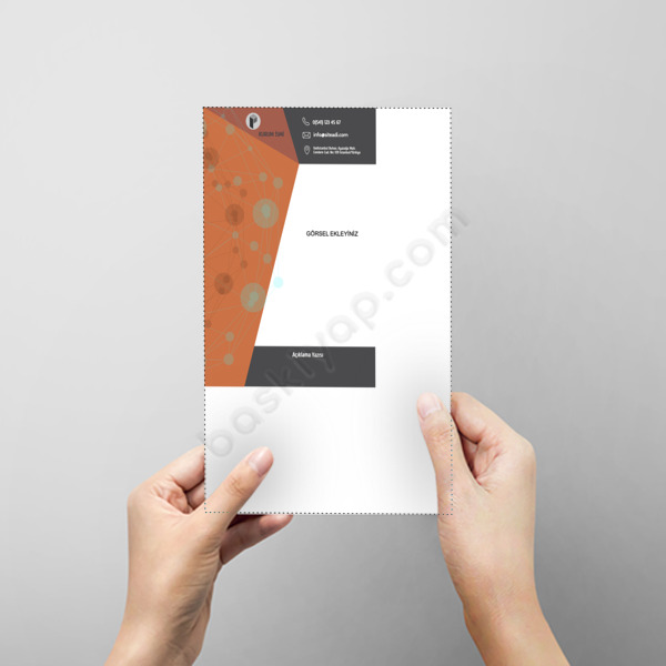 Bilgisayarcı Broşür Tasarımı A5 online tasarla